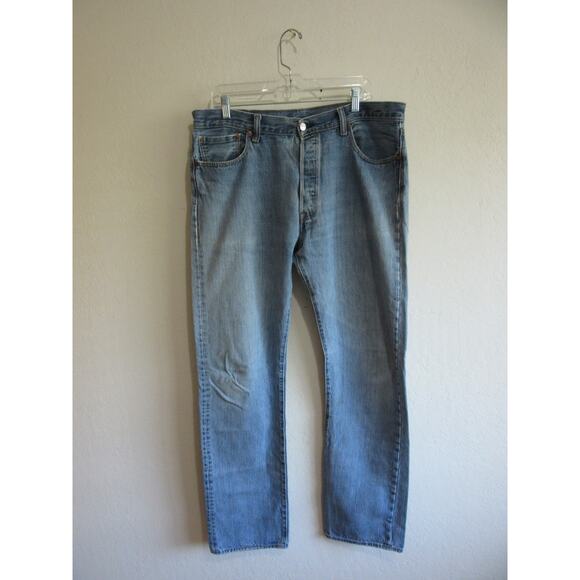 Levi's Other - LEVI'S Blue Denim 36x34 Men's Straight Leg Button Closure Jeans